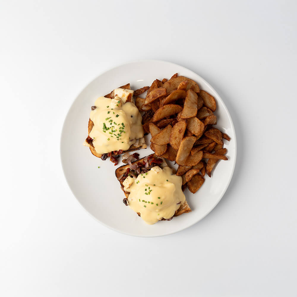 Oeufrier - Oeufs bénédictines - Béné Joe Halloumi