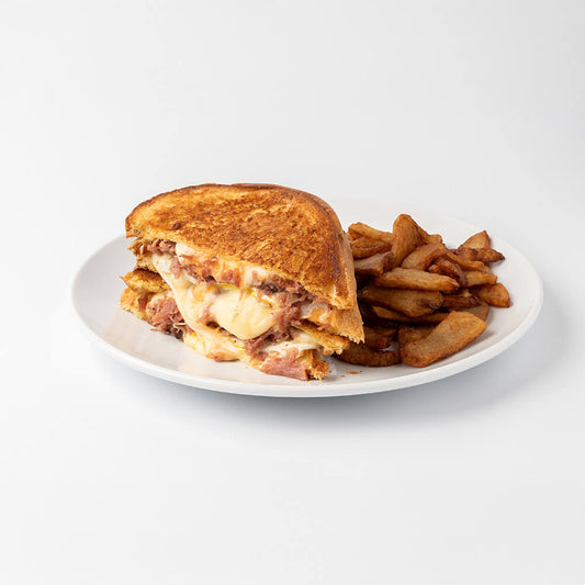 Oeufrier - Grilled cheese - Pedro se tape un Ironman