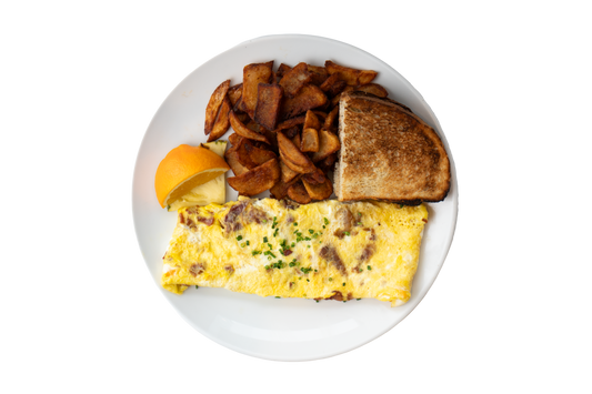 OMELETTE BACON ET FROMAGE CHEDDAR